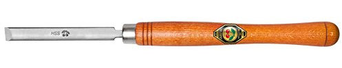 KIRSCHEN Werkzeuge 1578012 | HSS-Drechslerbeitel mit ovalem Drehmeißel 12mm