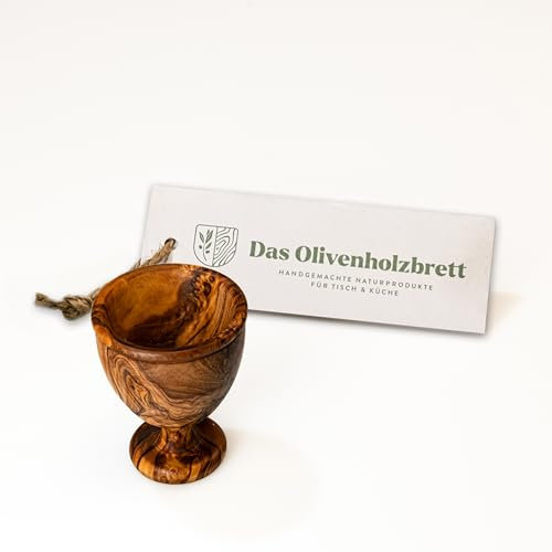 das Olivenholzbrett Legno di ulivo Portauovo Circa 8cm - 8cm