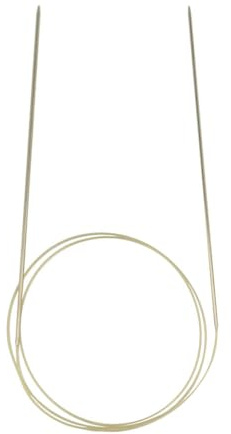 Addi AD1147040-01.50 Rundstricknadel, Silber/Gold, Size-US-0-(1.5mm)