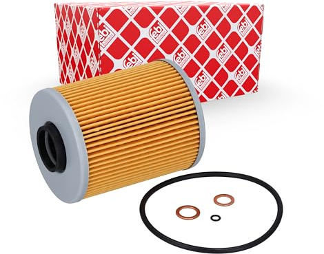 febi bilstein 26687 Ölfilter mit Dichtringen, 1 Stück | Kompatibel mit: BMW 3, 3 Cabriolet, 3 Coupe, 3 Touring, 5, 5 Touring