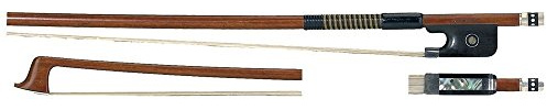 Arco de viola GEWA de madera de pernambuco 4/4, buena calidad, vara redonda, estampado Liuteria.