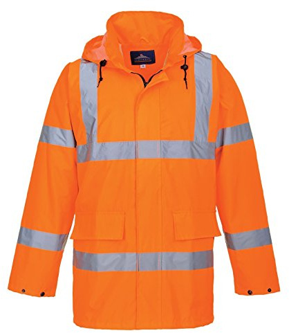 Portwest Warnschutz-Jacke Lite Traffic, Größe: L, Farbe: Orange, S160ORRL