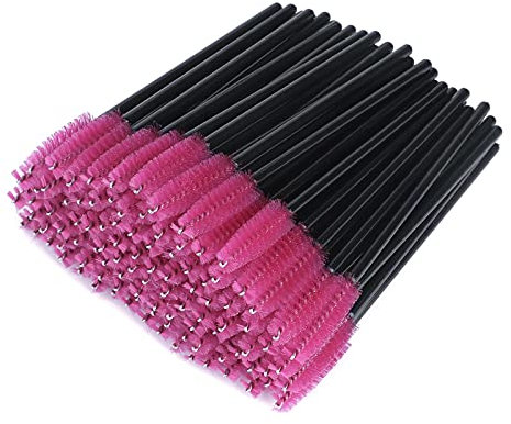 G2PLUS 100PCS Pennello per Ciglia Monouso,Scovolino Ciglia,Applicatore Mascara,Scovolino Monouso Mascara per L'estensione Delle Ciglia