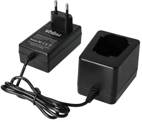 vhbw caricabatterie compatibile con Metabo 6.31728, 6.25486, 6.25484, 6.25482, 6.25486.00, 6.25481, 6.25478, 6.25477 batterie Ni-Cd, NiMH di attrezzi