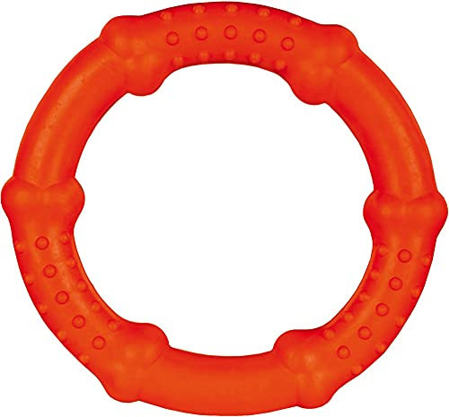 Trixie Anello galleggiante in gomma naturale, 16 cm, colori assortiti