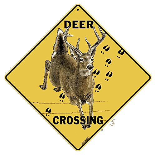 CROSSWALKS Deer Crossing 12 X 12 Aluminum Sign (X280)