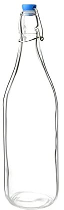 Olympia Glass Water Bottles with Swing Top Stopper 1.2L Pack of 6