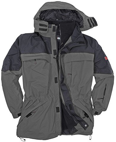3-i-1 jacka Davos i stora storlekar antracit, storlek: 6XL