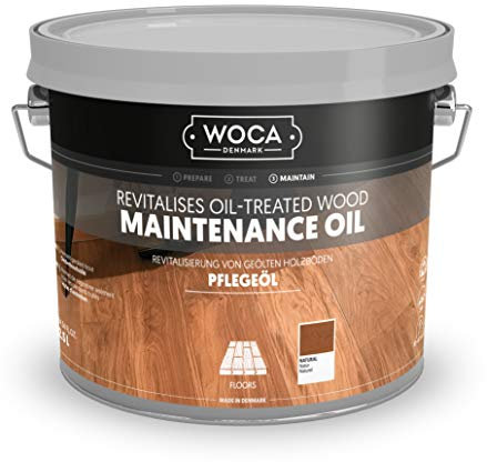WOCA Denmark Maintenance Oil Natur 2,5 L - Pflegeöl für Parkett und Holz im Innenbereich