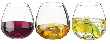 Dartington www. Tumbler 3 Pack Hand, modernes ohne Stiel Wein Glas Whiskey Wein Softdrinks