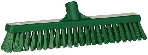 Vikan 31742 Soft/Hard Broom, Green, 410mm Length, 90mm Width, 120mm Height