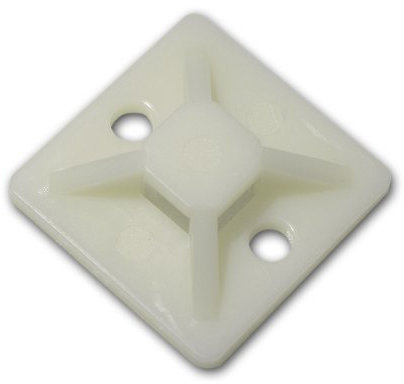 25 Klebesockel 30x30mm für Kabelbinder/LED-Stripes
