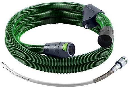 Festool IAS 3 Light 3500 AS - Druckluftschlauch & Absaugung - 3,5m | Antistatischer Druckluft-Absaugschlauch für LEX 3, LEX 2 und LRS. 37mm Durchmesser, hitzebeständig bis 70 Grad Celsius.