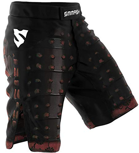 SMMASH MMA Shorts Uomo Thaibox Muay Thai Pants Pantaloni da Boxe Pantaloni Sportivi Pantaloncini da Allenamento Chiusura in Velcro Traspirante Resistente All'Abrasione