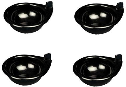 4x Samuel Groves Large Egg Poacher Cups, Durable Plastic, Reusable Non-Stick Design for Perfect Poached Eggs, Easy to Use and Clean, Ideal for Home Cooking, Microwave & Dishwasher Safe