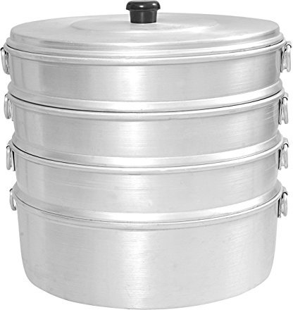Aluminium Momos Dampfgarer klein, Nr. 8, 2.300 l Wasser Kapazität