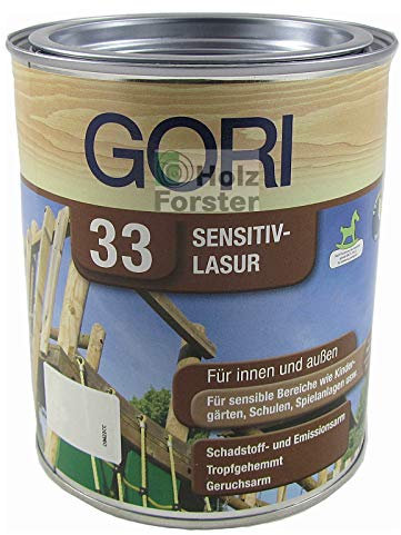 Gori 33 Sensitiv Lasur 7808 Nussbaum, 0,75 Liter