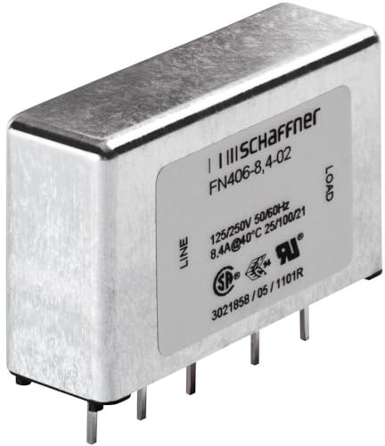 Schaffner FN 406-1-02 FN 406-1-02 Entstörfilter 250 V/AC 1 A 12 mH (L x B x H) 45 x 15 x 28 mm 1 St.