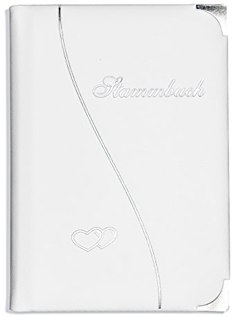 Stammbuch weiß Hochzeit Due Cuori Stammbuch der Familie