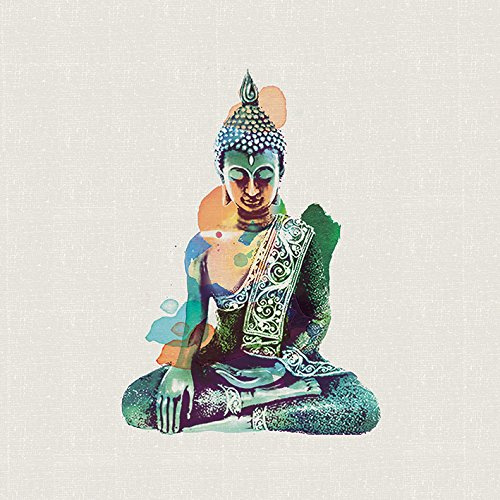 Summer Thornton Jade Buddha, 40 x 40 cm, Leinwanddruck