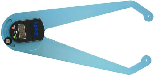 hedue® Digitale Messkluppe S301 - Kluppe als Wanddickenmessgerät, Dickenlehre, Glasdickenmesser digital und Winkelmesser in einem Gerät, digitaler Messchieber 500 mm