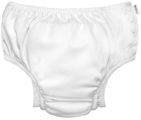 green sprouts Reusable Snap Swim Diaper, New White, 18-24 Months