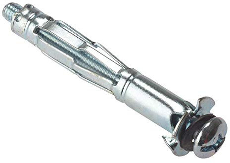 ForgeFix Metal Cavity Anchors | M6 x 37mm | Zinc Plated | Bag 10