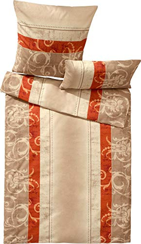 Dyckhoff Bettwäsche Weichfrottier beige Größe 1x 135x200 cm + 1x 40x80 cm