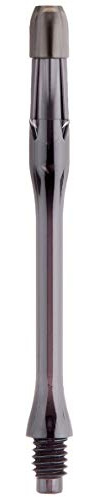 L-style Dart Shafts: Durable Plastic Dart Shafts - Black Slim 370 (Extra Long)