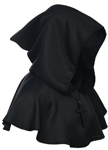 BLESSUME Medievale Cappuccio Attraversare Collana