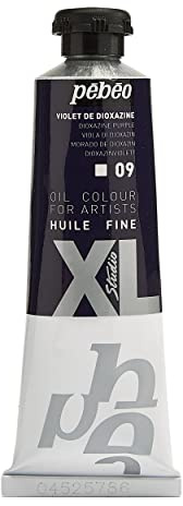 Pébéo - Feines Öl XL 37 ML - Ölgemälde - Ideal für Anfänger oder Profis - Fine Art Malerei - Feine Qualität - Pébéo Ölgemälde - Dioxazin-Violett - 37 ml
