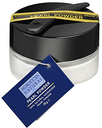 Polvere di perle nano micronizzata di Moroccan Natural (15g). Per viso, corpo e uso interno