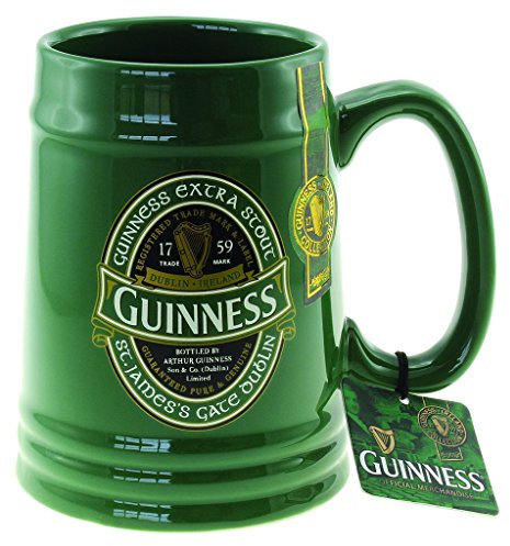 Guinness Chope en céramique verte | Produit officiel