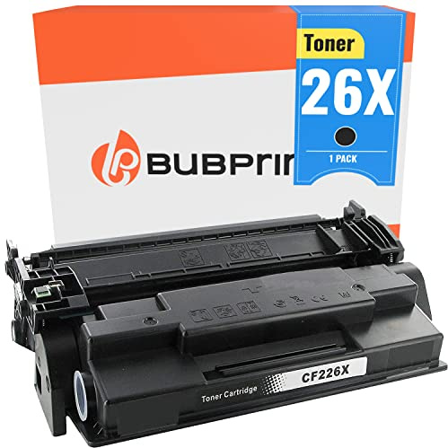 Bubprint Toner kompatibel als Ersatz für HP 26X CF226X für Laserjet Pro M402 M402D M402DN M402DNE M402DW M402M M402N MFP M426 M426DN M426DW M426FDN M426FDW M426FW M426M M426N Schwarz