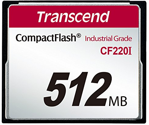 Transcend 512MB CF 0.512GB CompactFlash memory card - memory cards (CompactFlash, -40-85 °C, Black, -55-100 °C, 0-95%)
