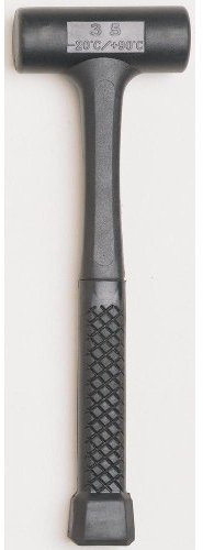 Peddinghaus Rückschlagfreier Schonhammer 45 mm – Kunststoffummantelt, 620 g, Metallkörper mit Stahlkugelfüllung, Temperaturbeständig