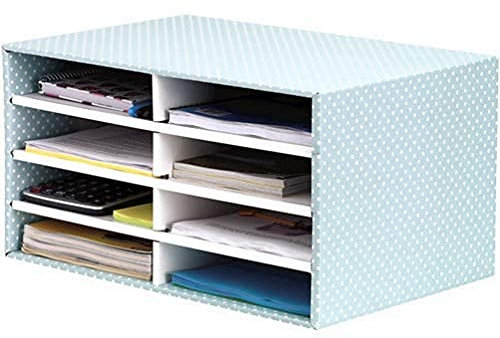 BANKERS BOX Sortierstation für den Schreibtisch, aus 100% recycelter Wellpappe, schneller Aufbau dank Fastfold, stabil stapelbar, Farbe: grün/weiß, 1 Stück