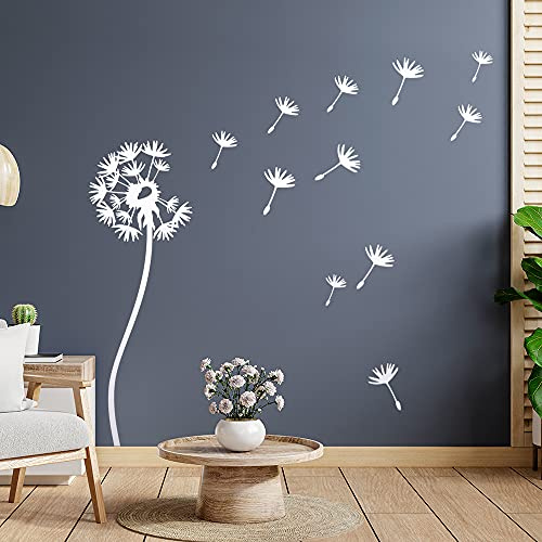 Pusteblume Set II Wandtattoo in 6 Größen - Wandaufkleber Wall Sticker - Dekoration, Küche, Wohnzimmer, Schlafzimmer, Badezimmer