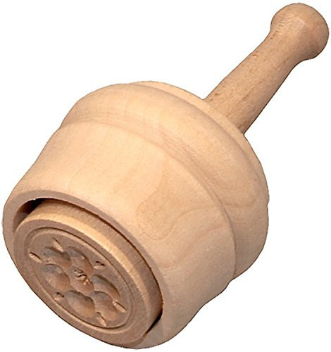 Gravidus Butterform Lippische Rose aus Ahornholz - Einzigartiges Design - Handgefertigte Butterdurchstoßform - Hochwertige Verarbeitung - 30g