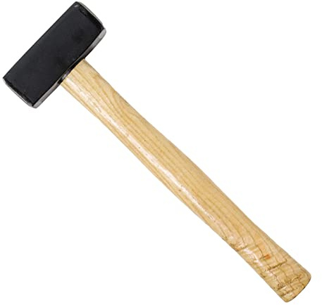 ASR Outdoor 10 inch Stone Carving Hammer Hardened Steel Mallet for Masonry