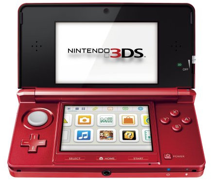 Console Nintendo 3ds Rouge Métal