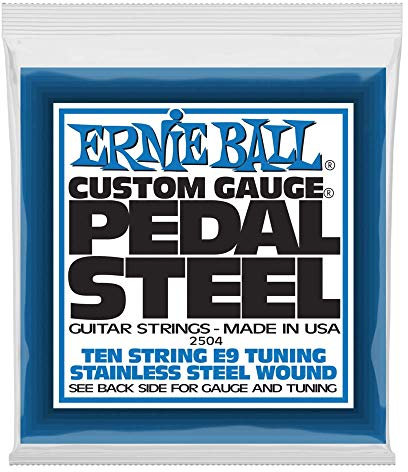Ernie Ball Pedal Steel 10-Saiter E9 Tuning Stainless Steel Wound E-Gitarrensaiten