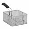 Royal Catering - RCEF-16 - Frittierkorb Fritteusenkorb (16 L Volumen, Edelstahl, 25 x 23 x 12 cm) silber