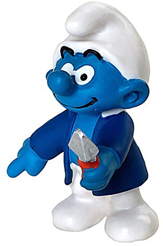 Schleich 20768 - Hausmeister Schlumpf, Spielfigur