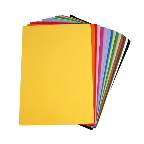 Creativ EVA-Schaum-Platten A4 21 x 30 cm 2 mm dick 30 Stück farblich sortiert