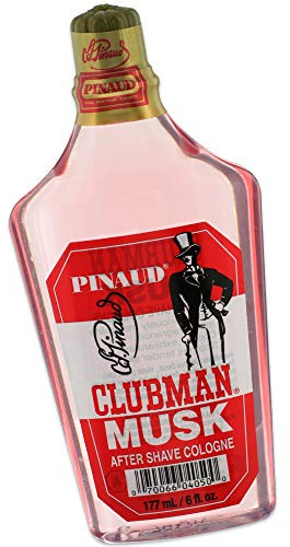 Clubman Pinaud Musk After Shave Cologne – Refreshing Aftershave for Men Cologne for Smooth Skin, 6 oz