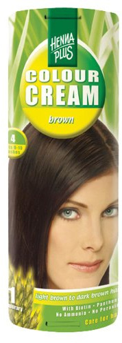 Hennaplus 48305 Balsam Colour Cream 4 Brown , 60 Ml (1Er Pack)