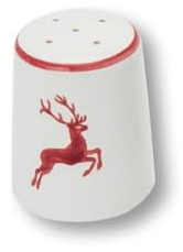 GMUNDNER KERAMIK Manufaktur 0320slgl05 Salero Lisa, Color Rojo Burdeos