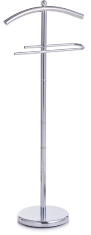 Zeller 17103 Herrendiener, Metall verchromt, ca. 43 x 25,5 x 109 cm, Alu