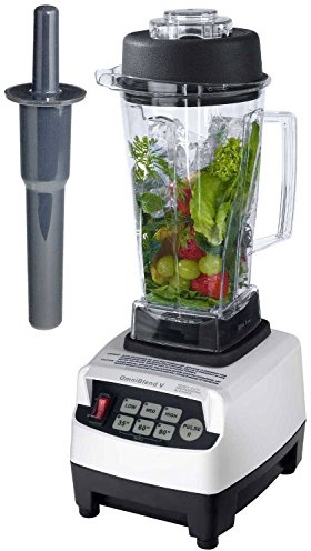 OmniBlend Smoothie Maker 2L in weiß I Smoothie Mixer inkl. BPA-freiem Behälter & 6-Klingen-System aus Edelstahl I Mixer Smoothie Maker ideal für grüne Smoothies I Standmixer mit 3 PS Motor